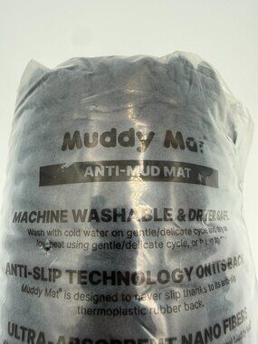 Muddy Mat Anti Mud Mat Black 16x24 Dog Door Mat Non Slip Washable